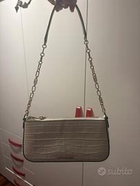 Borsa michael kors bianca e oro