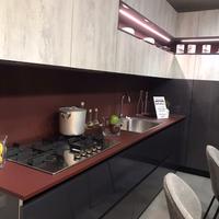 Cucina Angolare Piano in Fenix