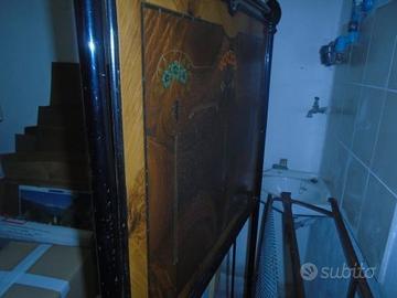 Letto antico in ferro battuto