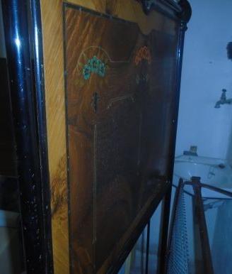 Letto antico in ferro battuto