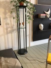 Portavasi in metallo e vetro