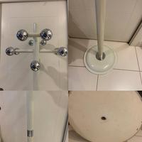 Appendiabiti da terra Space Age legno  anni '70