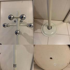 Appendiabiti da terra Space Age legno  anni '70