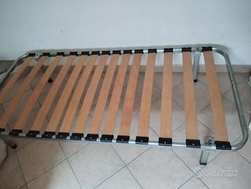 Coppia di reti con doghe in legno cm 90x190