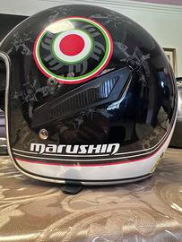 Casco Jet Marushin C-139 "Italian Flag" - Stile Vi