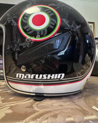 Casco Jet Marushin C-139 "Italian Flag" - Stile Vi