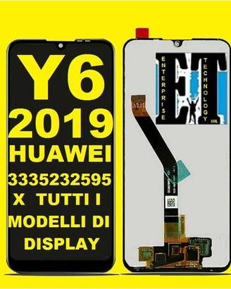 Y6 2019 display lcd assistenza tecnica