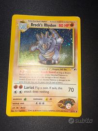 Brock's Rhydon Holo Gym Heroes 2/132