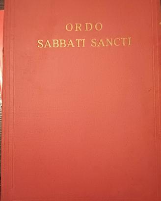 libro ordo sabbati sancti 