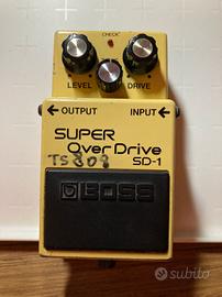Boss SD-1 Super OverDrive vintage anni '80 Japan