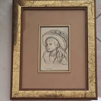 Bassorilievo Argento - Soggetto Renoir - Cornice