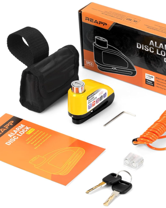 REAPP Bloccadisco Moto Lucchetto Moto Antifurto co