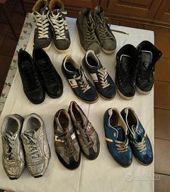 8 paia di Scarpe VINTAGE di Brand Famosi