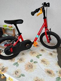 Bicicletta Bici B Twin Discover 500 14 pollici