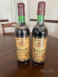 2 Vino Dolcetto Cantina Curti 1971