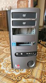 Case Midi tower per pc fisso 2 porte USB frontali