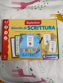 SAPIENTINO CLEMENTONI - GIOCHI DI SCRITTURA
