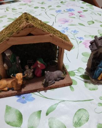 mini presepe natalizio