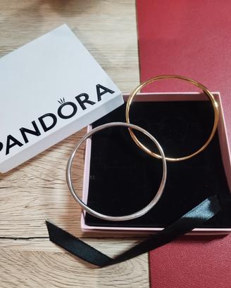 Bracciali rigidi Pandora linea Sinuosa