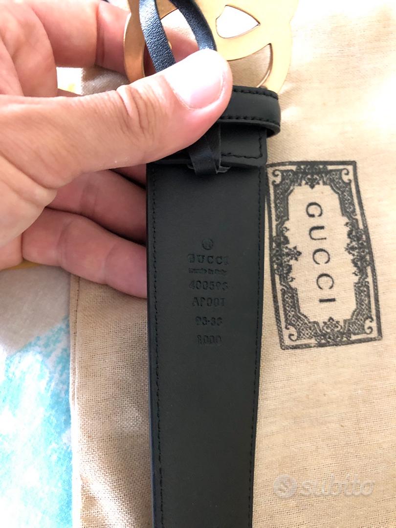 Cintura Gucci Serpente Originale Abbigliamento e Accessori In