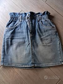 minigonna jeans