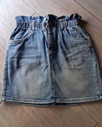minigonna jeans