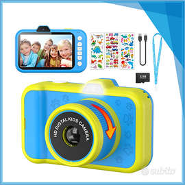 Fotocamera per bambini blu, NUOVA.