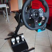 Volante Logitech G920 + Supporto Pro Driving Sim