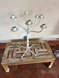 Candelabro in ferro battuto