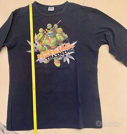 Maglietta Turtles Nickelodeon nera, ragazzo 12