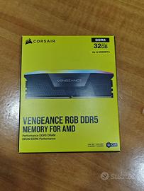 CORSAIR Vengeance RGB DDR5 RAM 32GB 2x16GB6000MHz