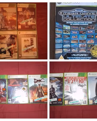 Lotto saghe Giochi  Xbox 360 come nuovi 