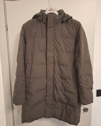 piumino uniqlo verde taglia s