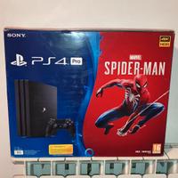 PlayStation 4 pro 2TB+videogame Spidermansupporto+
