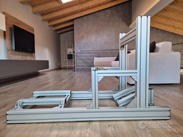 Simulatore Telaio F1 Racing Guida gaming alluminio