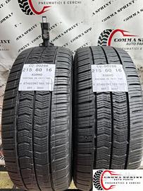 2 PNEUMATICI 215/60 R16C KUMHO 4 STAGIONI 95%