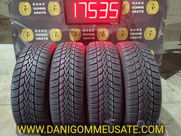 4 gomme 185 65 15 invernali dunlop 80/85%