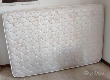 Rete a doghe con materasso  1 pz e mezzo