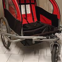 rimorchio per bicicletta 2-in-1 