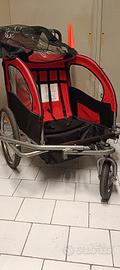 rimorchio per bicicletta 2-in-1 