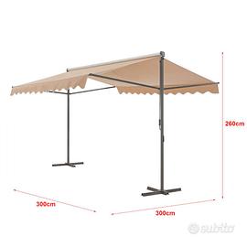 tenda avvolgibile doppia tenda giardino mercatini