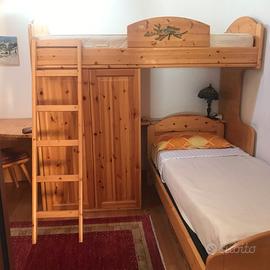 Arredo stile montano per cameretta ragazzi