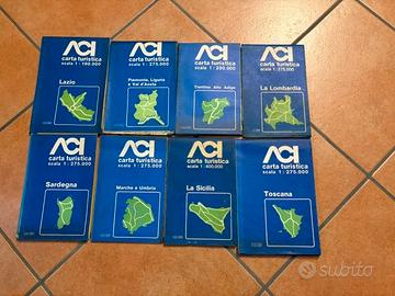 8 Cartine stradali ACI