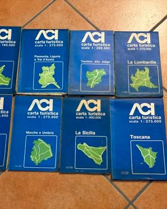 8 Cartine stradali ACI