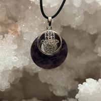 Ciondolo Ametista Mano di Fatima