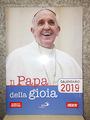 Calendario Papa Francesco 2019 Il Papa della Gioia