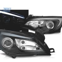 FARI PER OPEL ASTRA J 10-15 A TUBO LED NERO