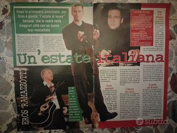 Eros Ramazzotti - 10 pagine tra articoli/intervist