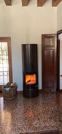 Stufa skantherm milano legna