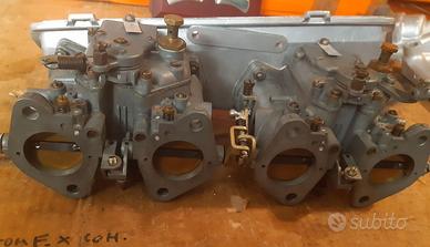 GRUPPO CARBURATORI ALFA ROMEO SOLEX 40 CON COLLETT